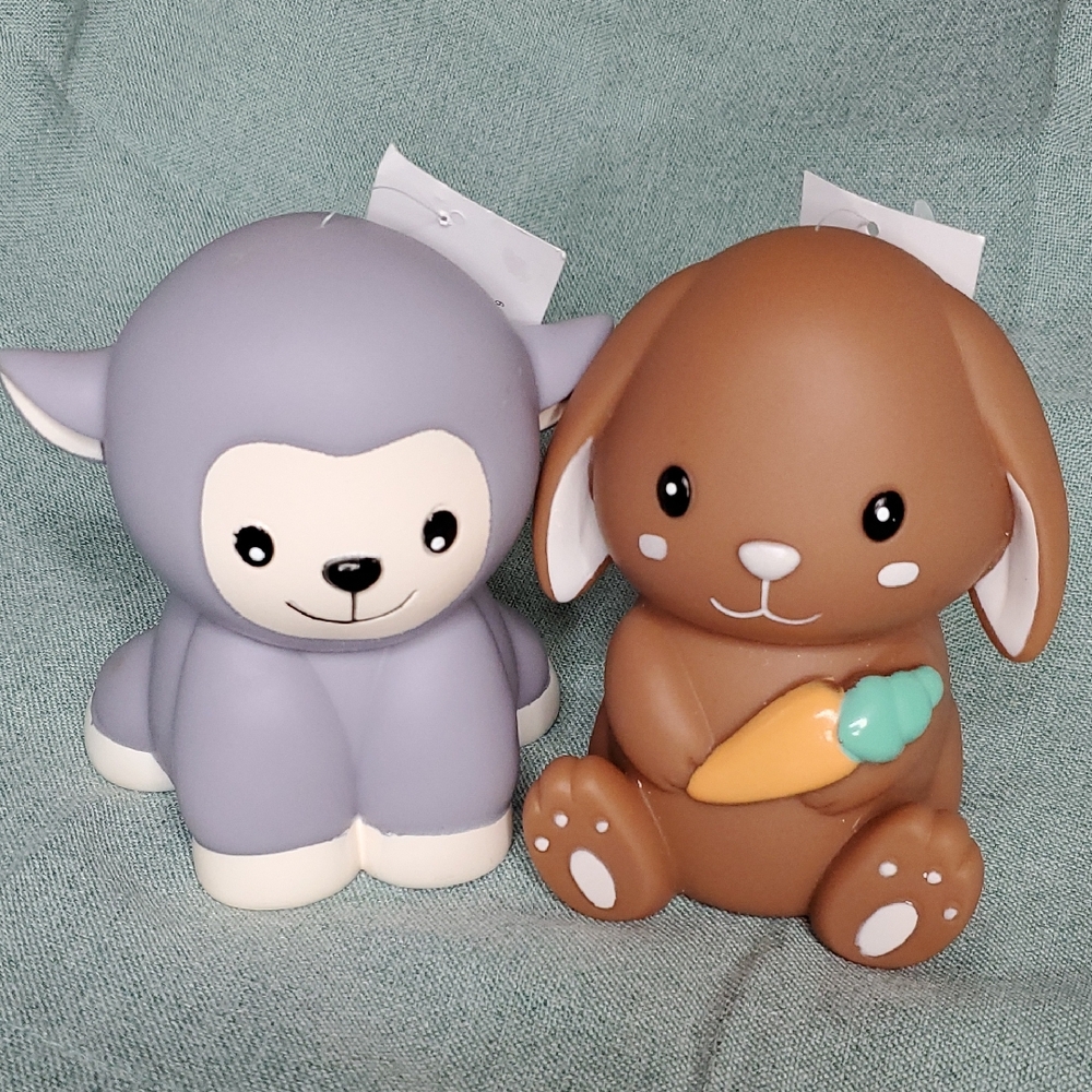 Cute Rubber Animal Squeaky Toys‎ for Dogs or Kids
